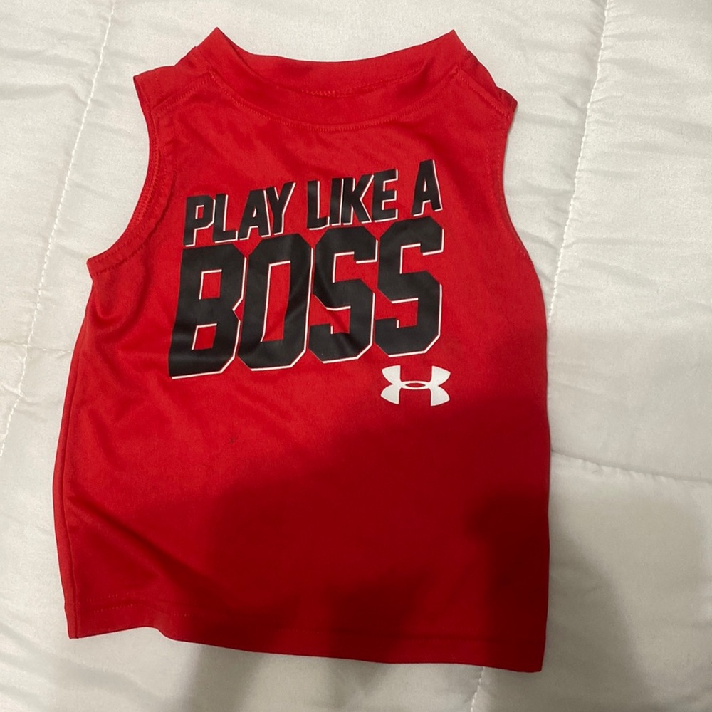 Boys Under Armor tank top sz 12M